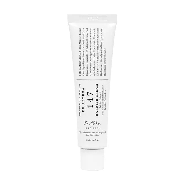 Dr. Althea 147 Barrier Cream | Crema Facial Reparadora de Barrera con Ectoína y Ácido Hialurónico 50ml