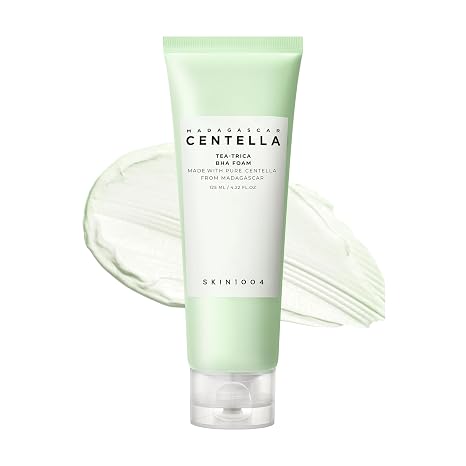 Espuma Limpiadora Facial Madagascar Centella Tea-Trica BHA Foam - SKIN1004