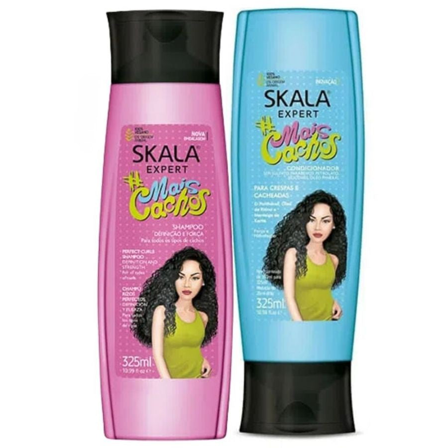 Kit Skala Expert Mais Cachos | Shampoo y Acondicionador