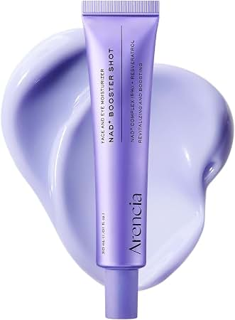 Arencia NAD+ Booster Shot Face and Eye Cream Moisturizer - Crema Hidratante Revitalizante