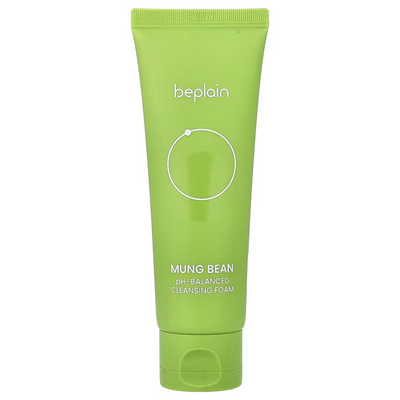 Beplain Mung Bean pH-Balanced Cleansing Foam - Espuma Limpiadora Facial con Extracto de Frijol Mungo