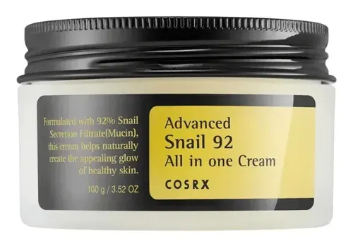 COSRX Advanced Snail 92 All in One Cream | Crema Facial Reparadora con 92% de Mucina de Caracol 100g