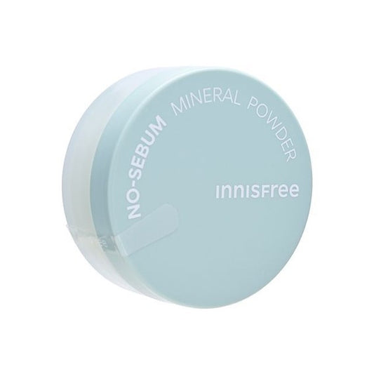 innisfree No-Sebum Mineral Powder | Polvos Translúcidos Faciales Control de Sebo y Aceite con Extracto de Té Verde y Minerales