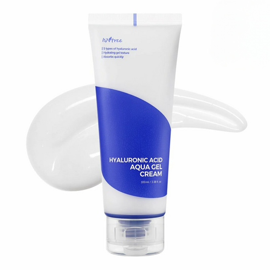 Isntree Hyaluronic Acid Aqua Gel Cream | Crema Hidratante Facial en Gel con 5 Tipos de Ácido Hialurónico 100ml