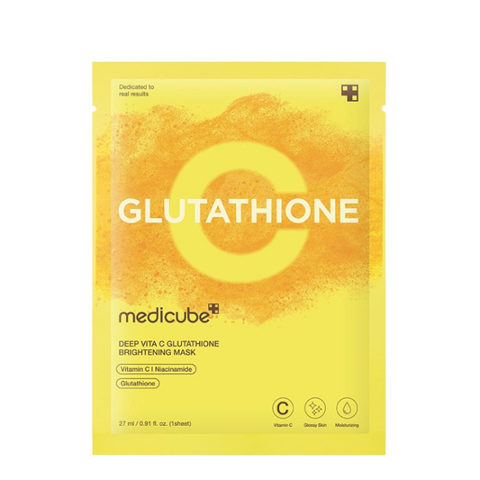 Medicube Deep Vita C Glutathione Brightening Mask - Mascarilla Facial Iluminadora