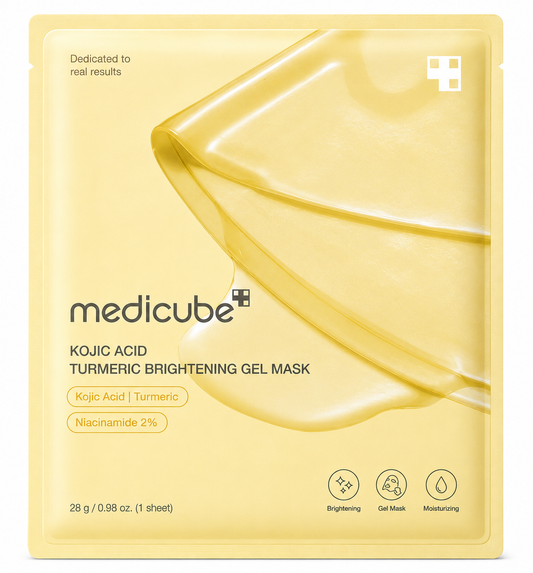 Medicube Kojic Acid Turmeric Brightening Gel Mask - Mascarilla de Gel Iluminadora