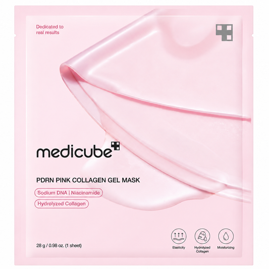 Medicube PDRN Pink Collagen Gel Mask - Mascarilla de Gel de Colágeno