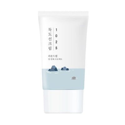 ROUND LAB 1025 Dokdo Sun Cream SPF50+ PA++++ | Protector Solar Facial Hidratante y Calmante con Agua de Mar Profunda 50ml