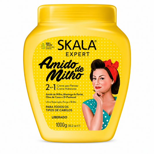 Skala Expert Amido de Milho 2 en 1  | Tratamiento y Crema para Peinar