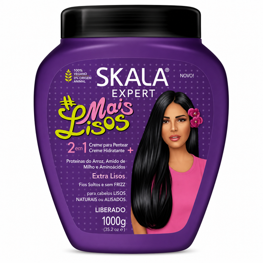 Skala Expert Mais Lisos 2 en 1  | Tratamiento y Crema para Peinar