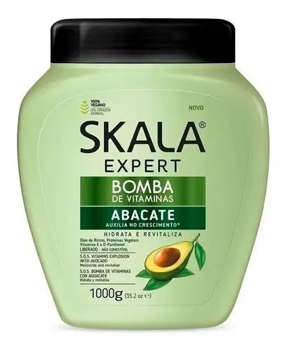 Skala Expert Bomba de Vitaminas Abacate - Tratamiento Capilar 1000g