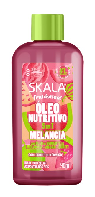 Skala Frutástica! Óleo Nutritivo 5 em 1 Melancia - Aceite Capilar