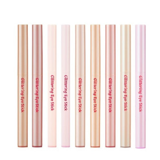 Twinkle Pop Glittering Eye Stick | Lápiz Delineador y Sombra de Ojos en Barra con Brillo Brillante de Larga Duración - 9 Colores
